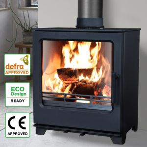 8KW Multifuel Woodburning Stove High Efficiency Fireplace