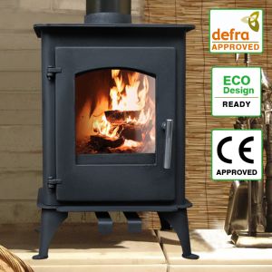 5KW Multi-Fuel Stove Wood Burner Effect Fireplace