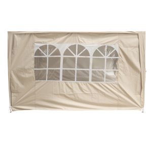 1 Pc Side Panel Replacement with Window Only For 2x2m pop up gazebo Beige