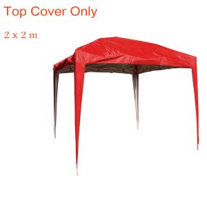 Top Cover Replacement Only For 2x2m pop up gazebo Red