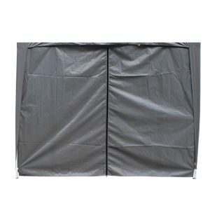 1 Pc Side Panel Replacement with Zipper Only For 2.5x2.5 pop up gazebo Anthracite