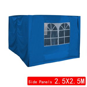 4 Side Curtains Replacement Only For 2.5x2.5 pop up gazebo Blue