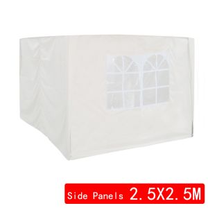 4 Side Curtains Replacement Only For 2.5x2.5 pop up gazebo White