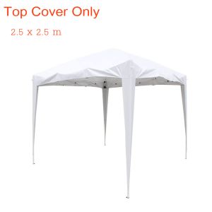 Top Cover Replacement Only For 2.5x2.5 pop up gazebo White