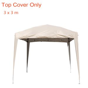 Top Cover Replacement Only For 3x3m pop up gazebo Beige