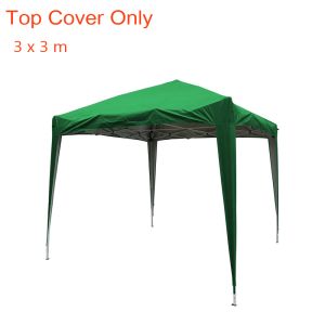 Top Cover Replacement Only For 3x3m pop up gazebo Green