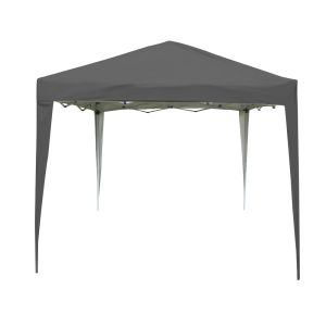 3x3m Anthracite Pop Up Gazebo with Frame  (No Side Panels)