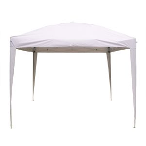 3x3m White Pop Up Gazebo with Frame  (No Side Panels)