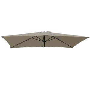 Replacement Fabric Parasol Cover for 2x3m 6 Arm Parasol Brown