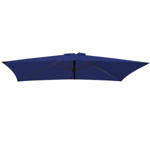 Replacement Fabric Parasol Cover for 2x3m 6 Arm Parasol Blue