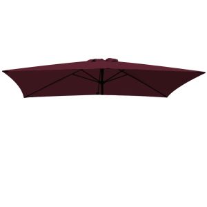 Replacement Fabric Parasol Cover for 2x3m 6 Arm Parasol Wine