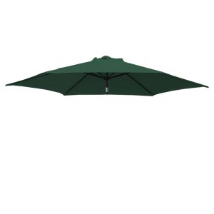 Replacement Fabric Parasol Cover for 2.5m 6 Arm Parasol Green