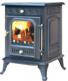 Cast Iron Multifuel Stove 7KW Woodburning Fireplace Eco Design Defra Approved