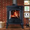 8KW Wood-Burning Stove Defra Approved Antique Black