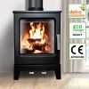 5KW Wood Burning Stove Cast Iron Freestanding Fireplace