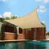 3.6x3.6M Square HDPE Breathable UV Block Sun Shade Sail Sand