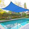 3x2M Rectangle Polyester UV Block Sun Shade Sail Blue