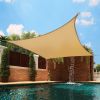 3x3M Square Polyester UV Block Sun Shade Sail Sand 