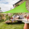 3.6x3.6x3.6M Triangle Polyester UV Block Sun Shade Sail Light Green