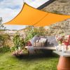 3x4M Rectangle Polyester UV Block Sun Shade Sail Orange