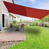 5x4M Rectangle Polyester UV Block Sun Shade Sail Terracotta