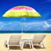 Hawaiian Parasol Beach Parasol Patio Garden Umbrella Sun Shade Tilting Multi-Colour