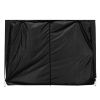 1 Pc Side Panel Replacement with Zipper Only For 2x2m pop up gazebo Black