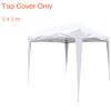 Top Cover Replacement Only For 2x2m pop up gazebo White