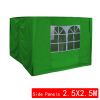 4 Side Curtains Replacement Only For 2.5x2.5 pop up gazebo Green