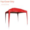 Top Cover Replacement Only For 2.5x2.5 pop up gazebo Red