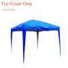 Top Cover Replacement Only For 3x3m pop up gazebo Blue