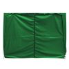 1 Pc Side Panel Replacement with Zipper Only For 3x3m pop up gazebo Green