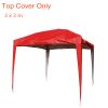 Top Cover Replacement Only For 3x3m pop up gazebo Red