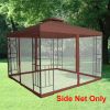 Coffee Side Net Mosquito Netting Only For 3x3m Metal Gazebo