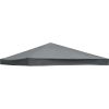 1-Tier Replacement Top Fabric for 3x3m Gazebo Pavilion Roof Canopy Anthracite