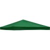 1-Tier Replacement Top Fabric for 3x3m Gazebo Pavilion Roof Canopy Green