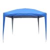 3x3m Blue Pop Up Gazebo with Frame  (No Side Panels)