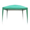 3x3m Green Pop Up Gazebo with Frame  (No Side Panels)