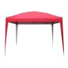 3x3m Red Pop Up Gazebo with Frame  (No Side Panels)