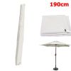 Patio Sun Shade Umbrella Cover Protective Cover for Outdoor Garden Parasol 190cm Cream