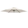 Replacement Fabric Parasol Cover for 2.5m 6 Arm Parasol Cream