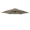 Replacement Fabric Parasol Cover for 2.7m 8 Arm Parasol Brown