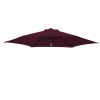 Replacement Fabric Parasol Cover for 2.7m 8 Arm Parasol Wine