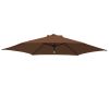 Replacement Fabric Parasol Cover for 3m 8 Arm Parasol Coffee